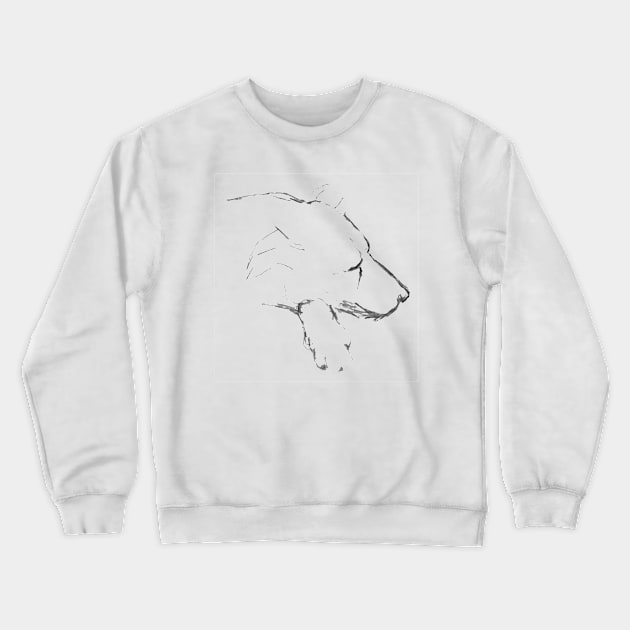 Dog Animation and Illustration Crewneck Sweatshirt by Tee-ps-shirt